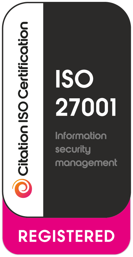 ISO 27001 Information Security Management Registered Logo